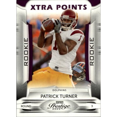 2009 Playoff Prestige Xtra Points Purple #186 Patrick Turner