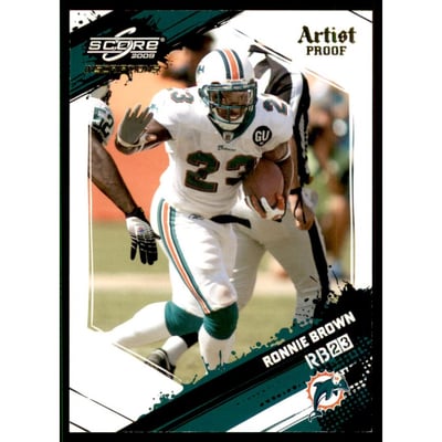 2009 Score Inscriptions Artist's Proof #159 Ronnie Brown