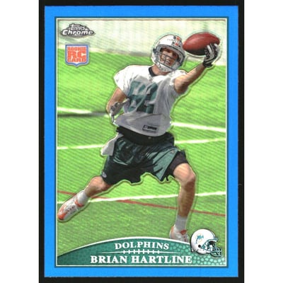 2009 Topps Chrome Blue Refractors #TC126 Brian Hartline
