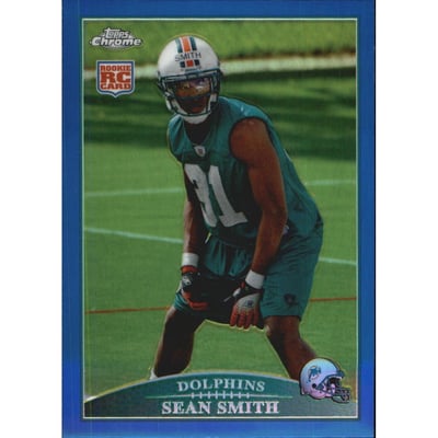 2009 Topps Chrome Blue Refractors #TC208 Sean Smith