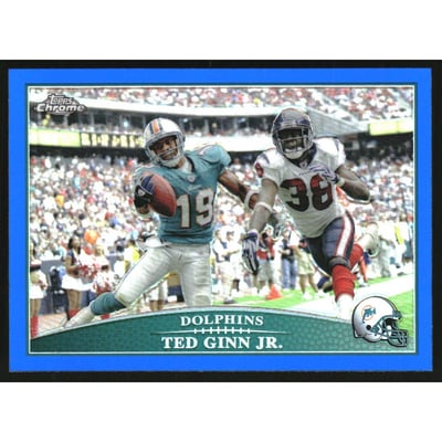 2009 Topps Chrome Blue Refractors #TC51 Ted Ginn Jr.