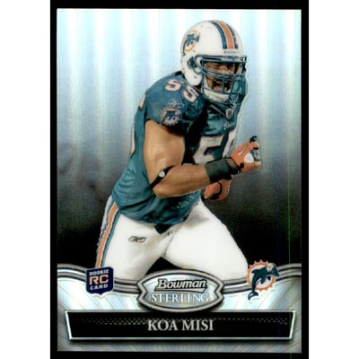 2010 Bowman Sterling Black Refractors #36 Koa Misi