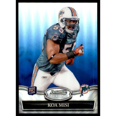 2010 Bowman Sterling Blue Refractors #36 Koa Misi
