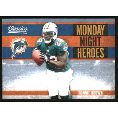 2010 Classics Monday Night Heroes Platinum #3 Ronnie Brown