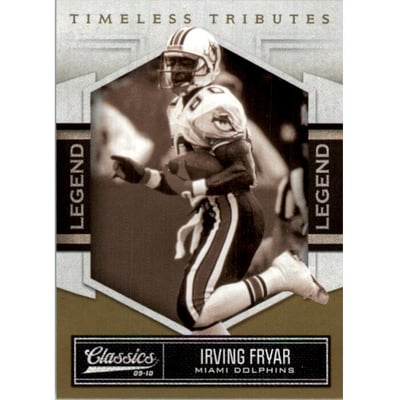2010 Classics Timeless Tributes Gold #224 Irving Fryar