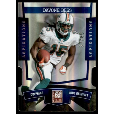2010 Donruss Elite Aspirations #52 Davone Bess/85