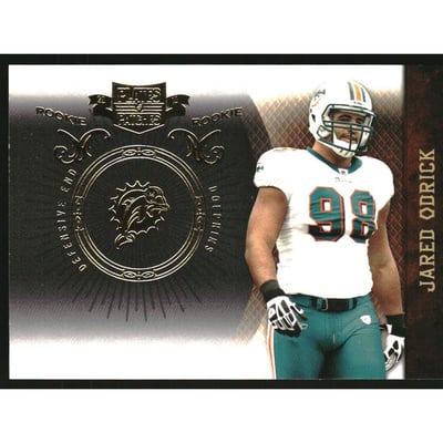 2010 Panini Plates and Patches Gold #143 Jared Odrick