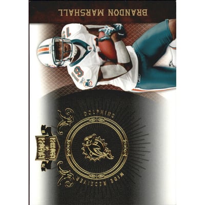 2010 Panini Plates and Patches Gold #49 Brandon Marshall