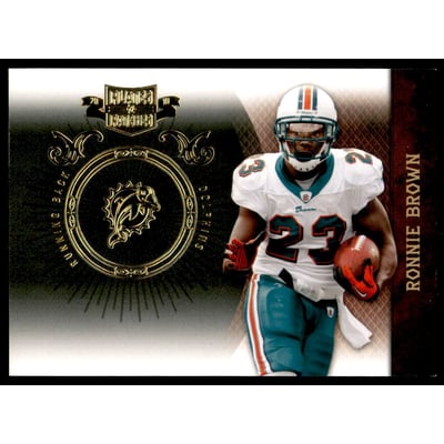 2010 Panini Plates and Patches Gold #51 Ronnie Brown