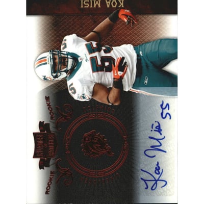 2010 Panini Plates and Patches #162 Koa Misi AU/249 RC