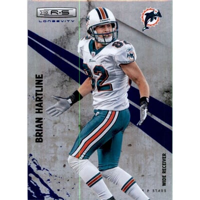 2010 Rookies and Stars Longevity Sapphire #76 Brian Hartline
