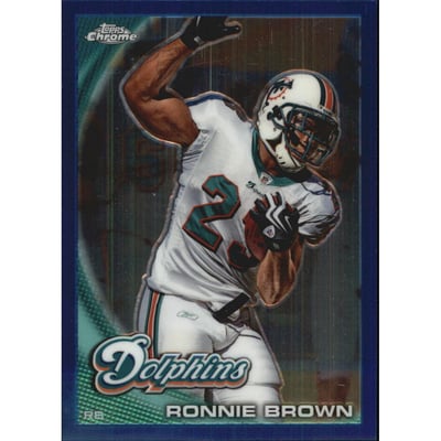 2010 Topps Chrome Blue Refractors #C78 Ronnie Brown