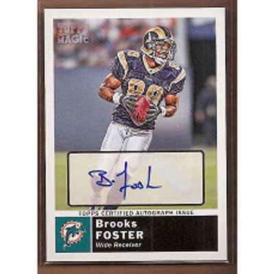 2010 Topps Magic Autographs #43 Brooks Foster 2G