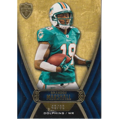 2010 Topps Supreme Blue #67 Brandon Marshall