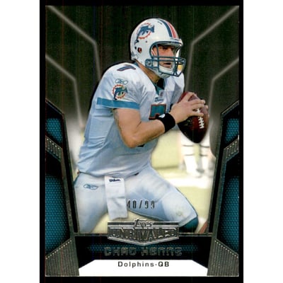 2010 Topps Unrivaled Black #57 Chad Henne