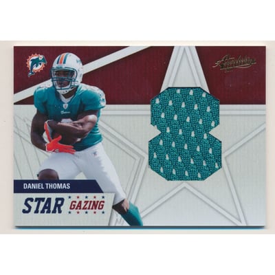 2011 Absolute Memorabilia Star Gazing Materials Oversize Jersey Number #16 Daniel Thomas