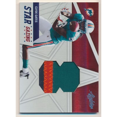 2011 Absolute Memorabilia Star Gazing Materials Oversize Jersey Number Prime #13 Clyde Gates