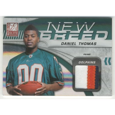 2011 Donruss Elite New Breed Jersey Prime #10 Daniel Thomas