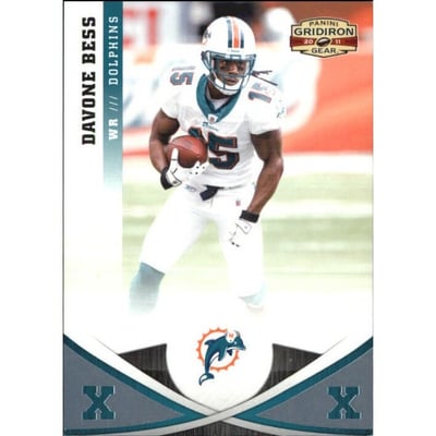 2011 Panini Gridiron Gear Platinum X's #13 Davone Bess