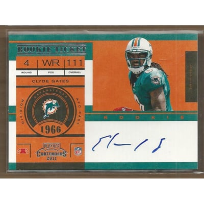 2011 Playoff Contenders #226A Clyde Gates AU RC