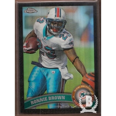 2011 Topps Chrome Black Refractors #75 Ronnie Brown