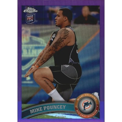 2011 Topps Chrome Purple Refractors #66 Mike Pouncey