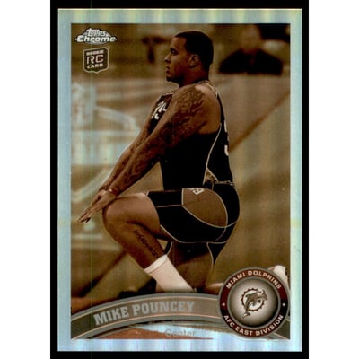 2011 Topps Chrome Sepia Refractors #66 Mike Pouncey