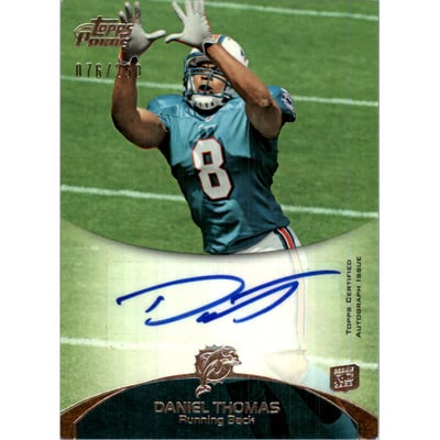 2011 Topps Prime Rookie Autographs #117 Daniel Thomas/250