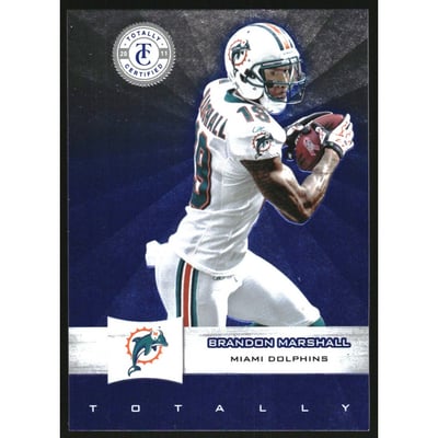 2011 Totally Certified Blue #10 Brandon Marshall