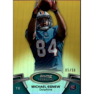 2012 Bowman Sterling Gold Refractors #56 Michael Egnew