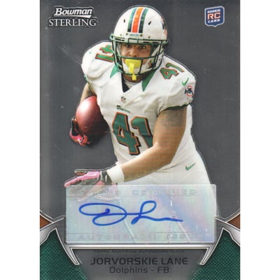 2012 Bowman Sterling #AU103 Jorvorskie Lane AU