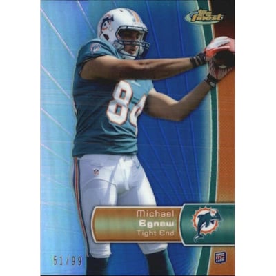 2012 Finest Blue Refractors #146 Michael Egnew