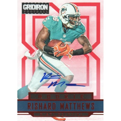 2012 Gridiron Rookie Autographs X's #280 Rishard Matthews/499