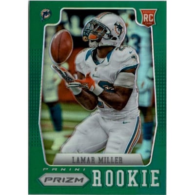 2012 Panini Prizm Prizms Green #219 Lamar Miller