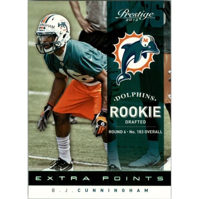 2012 Prestige Extra Points Green #246 B.J. Cunningham