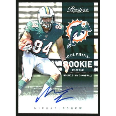 2012 Prestige Rookie Autographs #266 Michael Egnew/899