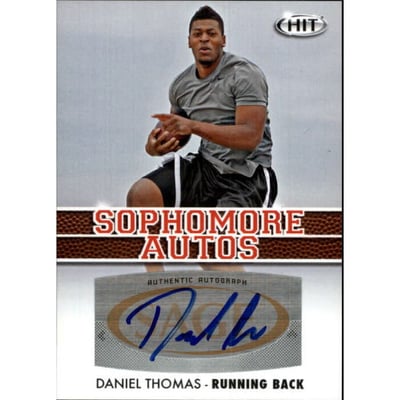 2012 SAGE HIT Sophomore Autographs #A30 Daniel Thomas