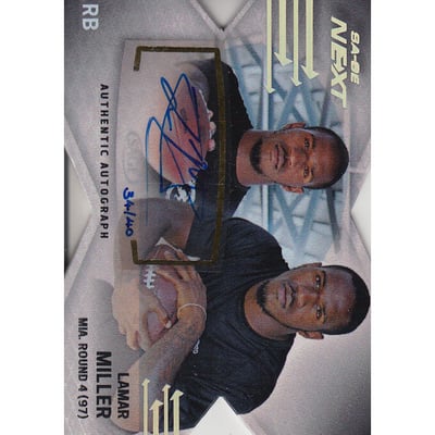 2012 SAGE Next Die Cut #35 Lamar Miller