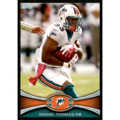 2012 Topps Black #59 Daniel Thomas