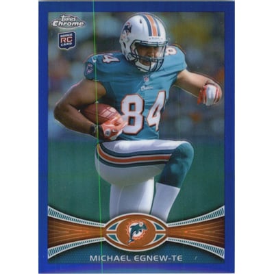 2012 Topps Chrome Blue Refractors #2 Michael Egnew