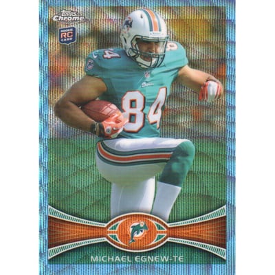 2012 Topps Chrome Blue Wave Refractors #BW2 Michael Egnew