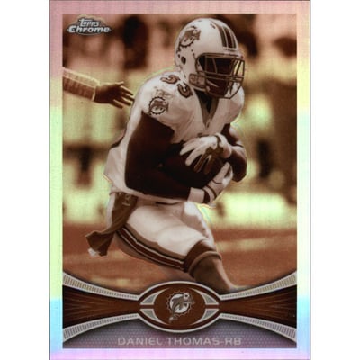 2012 Topps Chrome Sepia Refractors #86 Daniel Thomas