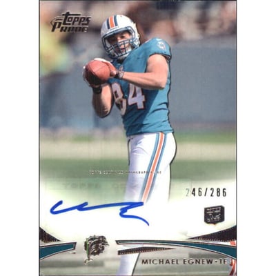 2012 Topps Prime Rookie Autographs #74 Michael Egnew/286