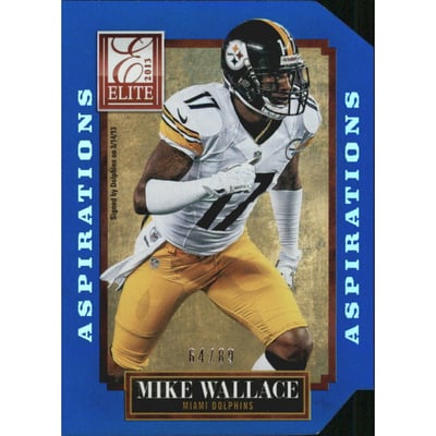 2013 Elite Aspirations #54 Mike Wallace/89
