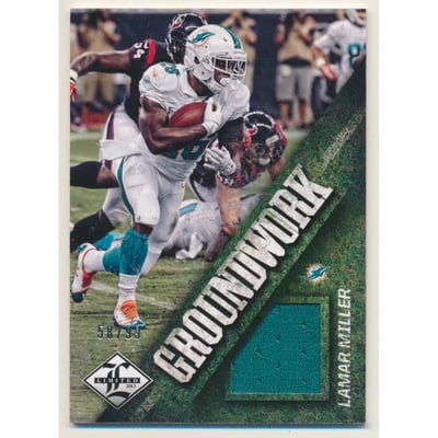 2013 Limited Groundwork Materials #17 Lamar Miller/99