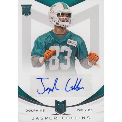 2013 Momentum Rookie Signatures Silver #142 Jasper Collins/199