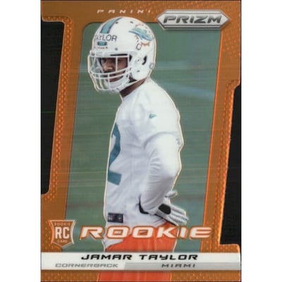 2013 Panini Prizm Prizms Orange Die Cut #240 Jamar Taylor