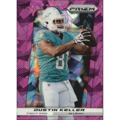 2013 Panini Prizm Prizms Purple Pulsar #62 Dustin Keller