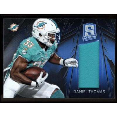 2013 Panini Spectra Materials Spectra Blue #22 Daniel Thomas/99