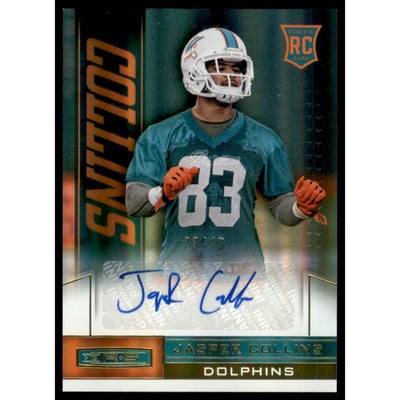 2013 Rookies and Stars Rookie Autographs Longevity Gold #157 Jasper Collins
